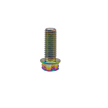 1 / 5 satton⭐︎ RISON Titanium Bolts M10 x 1.5 x 20 mm Titanium Screws Torx